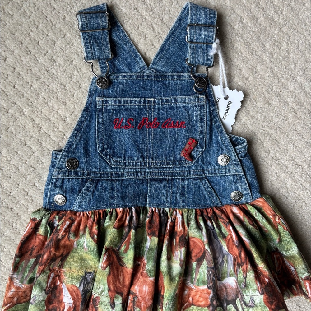U.S. Polo Assn. Overalls with Custom Skirt